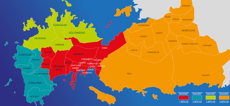 Atık Toplama Bölge Haritası