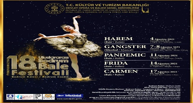 18. Uluslararası Bodrum Bale Festivali “Harem” adlı gösteri