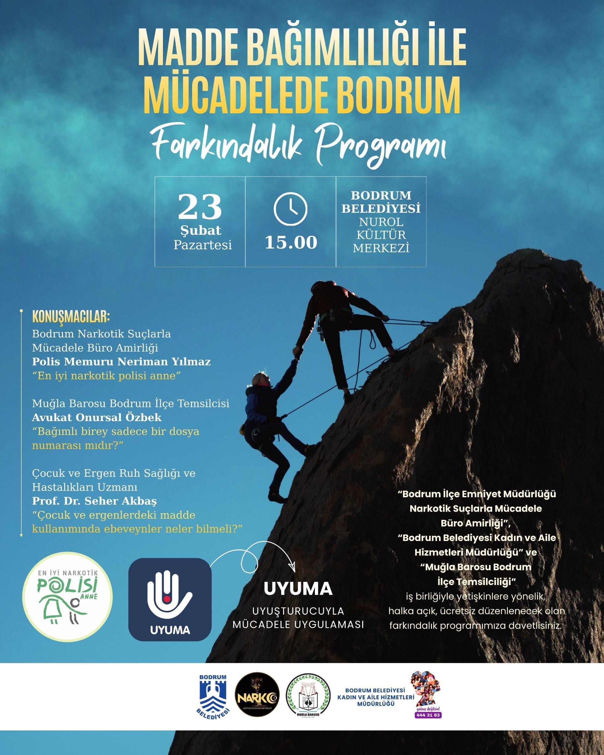 Madde Bağımlılığı ile Mücadelede Bodrum Farkındalık Programı