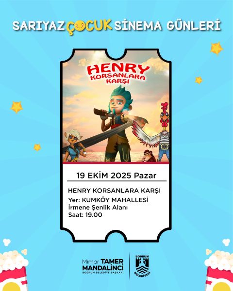 Late Summer Open-Air Cinema Days for Children in Kumköy: Henry the Blacktail: The Secrets of the Forefathers