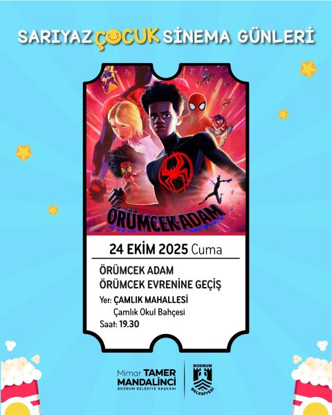 Sarıyaz Çocuk Sinema Günleri - Çamlık Mahallesi - Örümcek Evrenine Geçiş