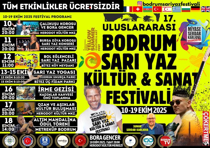 17. Uluslararası Bodrum Sarı Yaz Kültür & Sanat Festivali