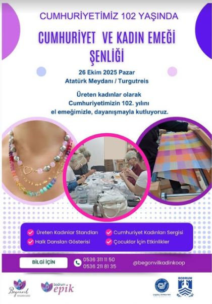 Cumhuriyet ve Kadın Emeği Temalı Kermes