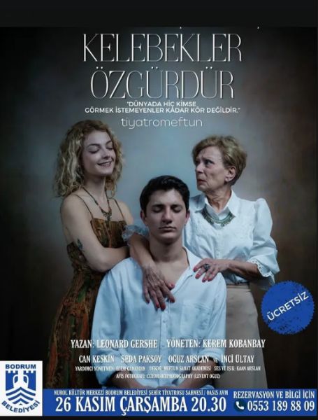 Butterflies Are Free" Play in Collaboration with Tiyatro Meftun and Bodrum Municipality