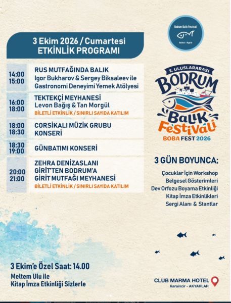2. Uluslararası Bodrum Balık Festivali