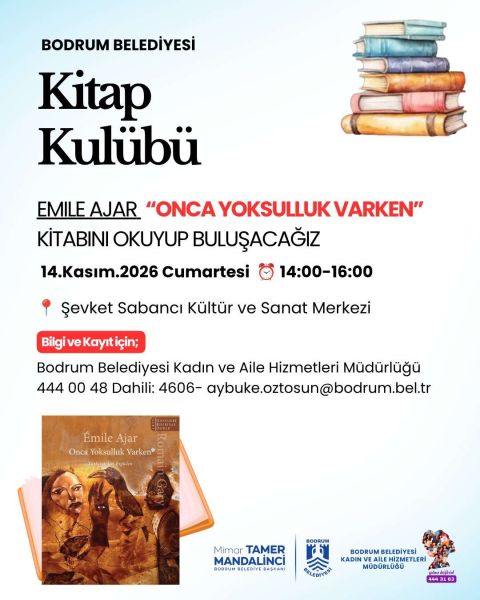 Bodrum Municipality Book Club Meeting-The Life Before Us (Onca Yoksulluk Varken) – Émile Ajar