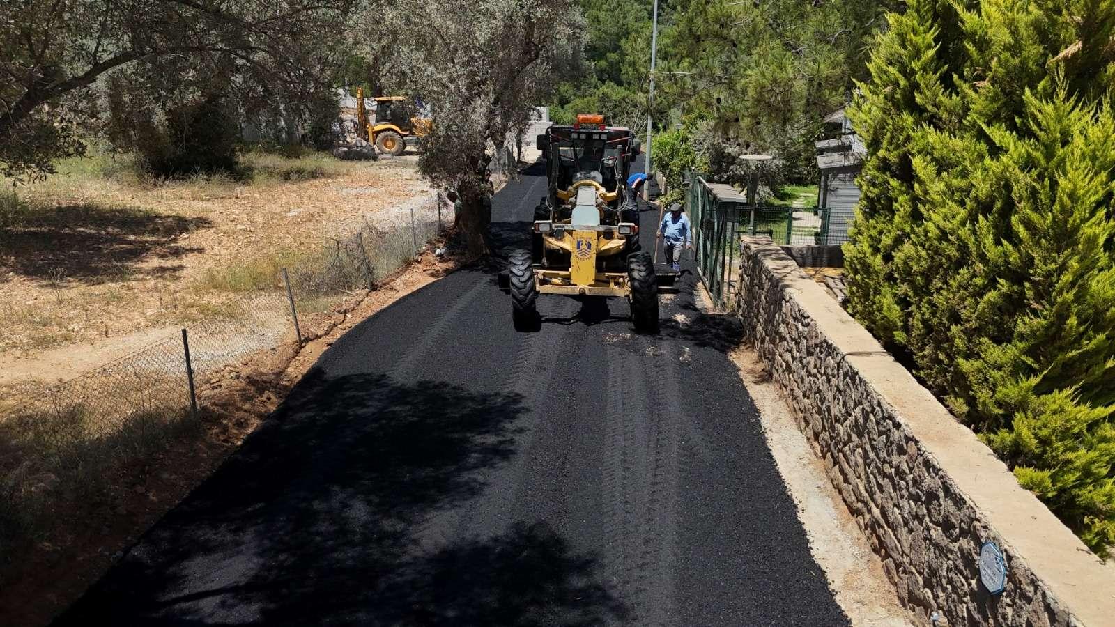 ROAD RENEWAL IN FULL SWING IN BODRUM