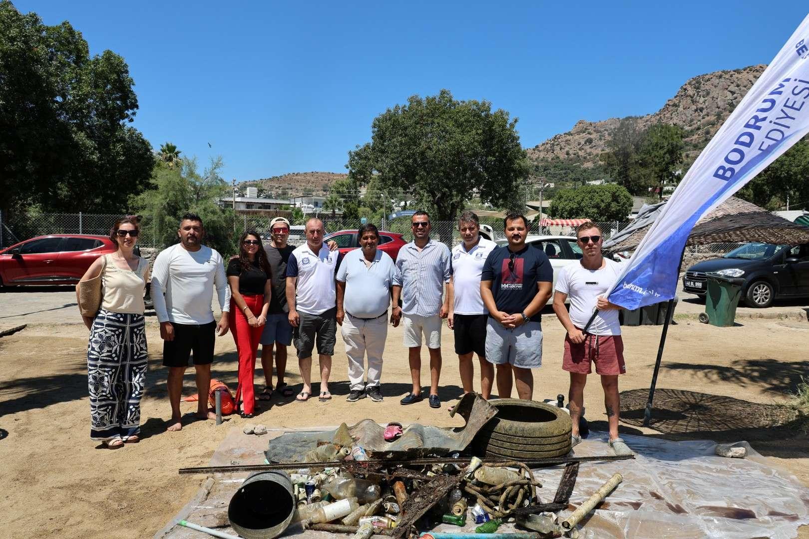 BLUE FOR THE SEA: BODRUM’S UNDERWATER CLEANUP CONTINUES İN TÜRKBÜKÜ