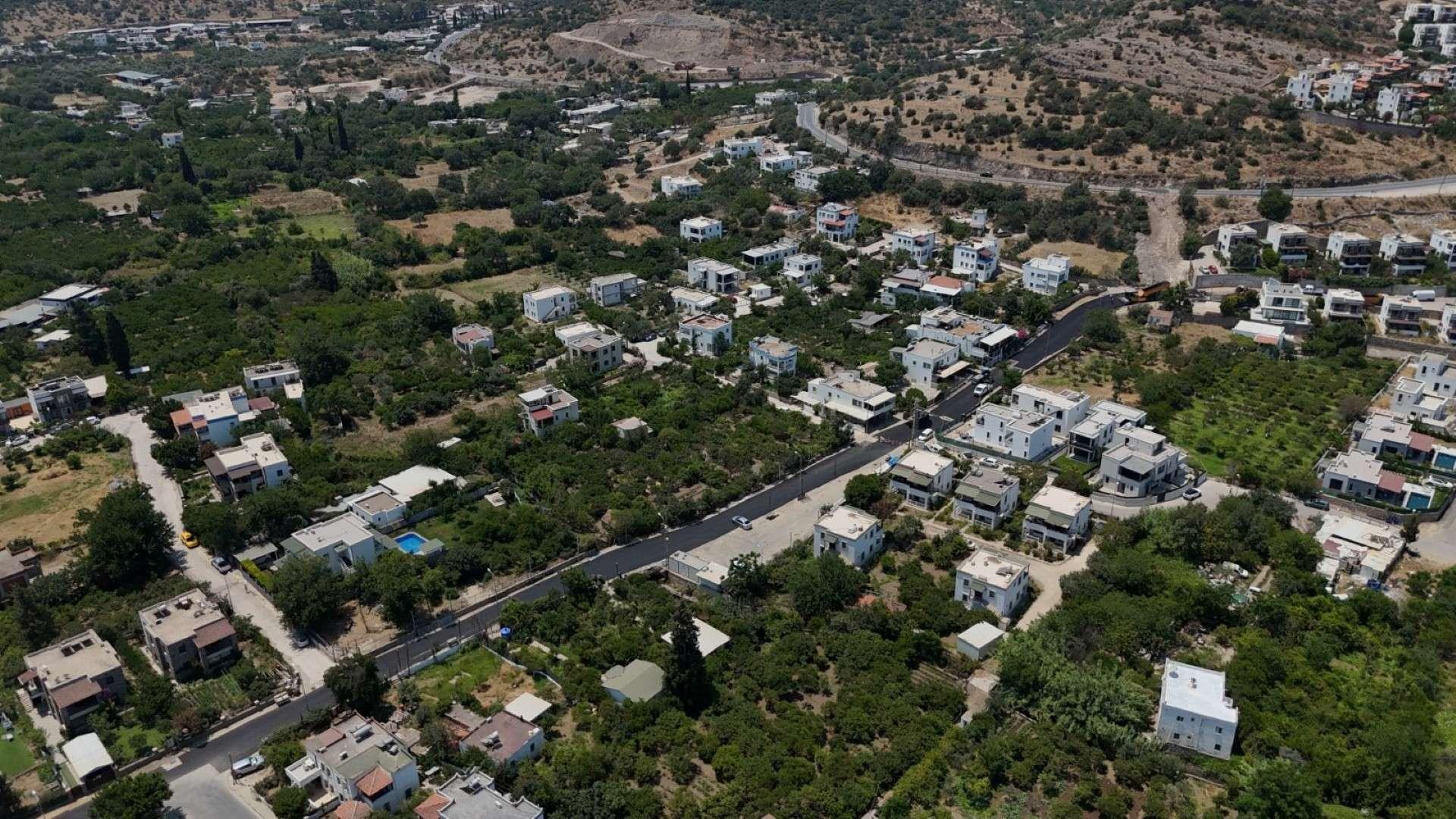 BODRUM MUNICIPALITY ADVANCES ASPHALT ROAD PAVING İN MULTIPLE NEIGHBORHOODS
