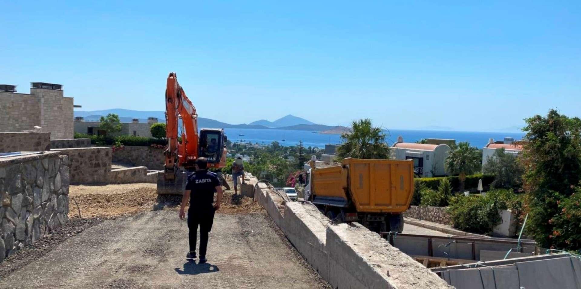 ZERO TOLERANCE FOR ILLEGAL CONSTRUCTION ACTIVITY IN BODRUM