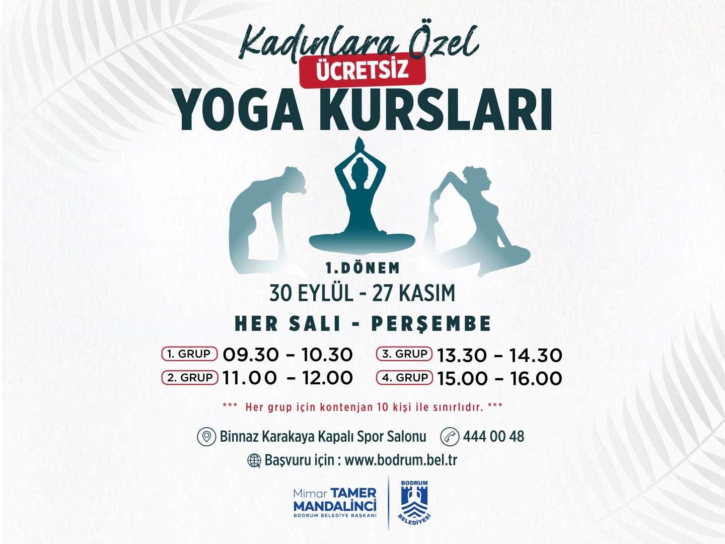 WOMEN IN BODRUM INVITED TO JOIN FREE YOGA SESSIONS