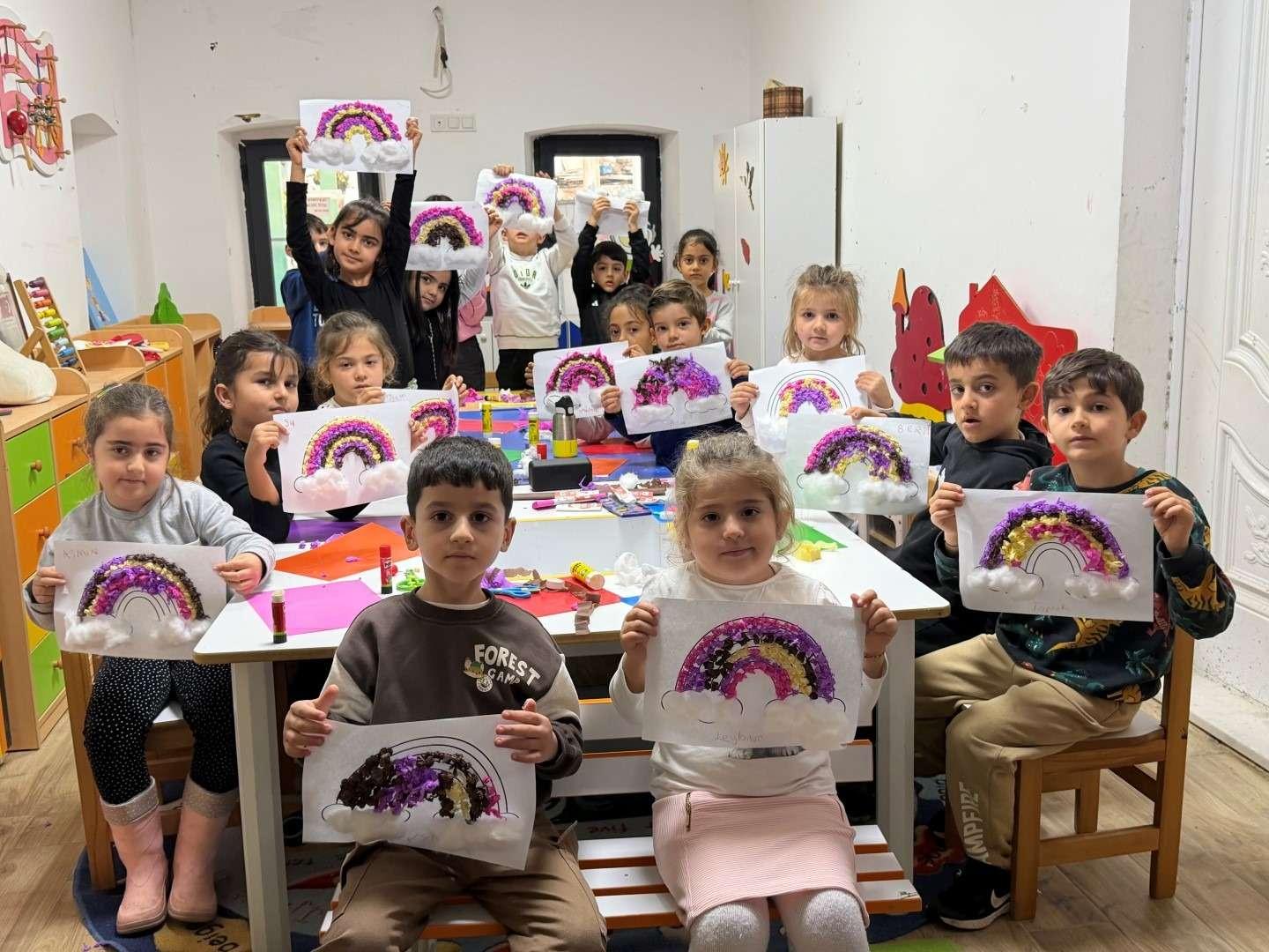 RAINBOW ART WORKSHOP ATTRACTS STRONG INTEREST FROM CHILDREN IN PEKSİMET