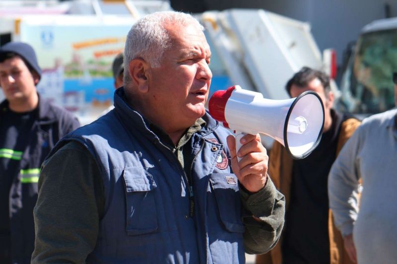 BELEDİYE PERSONELİNE YANGIN EĞİTİMİ