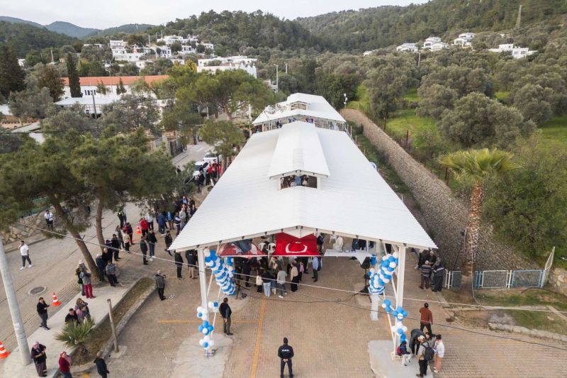 KIZILAĞAÇ PAZAR YERİNİN İLK ETABI TAMAMLANDI