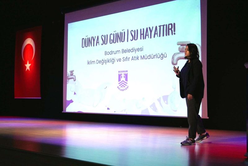 BELEDİYEDEN ÖĞRENCİLERE SU FARKINDALIĞI SEMİNERİ