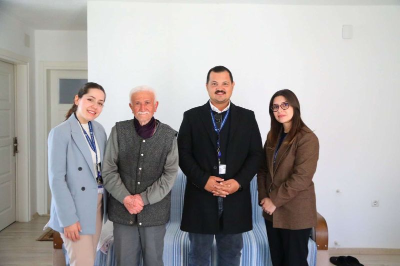 BELEDİYEDEN “YAŞLILARA SAYGI HAFTASI” ZİYARETLERİ