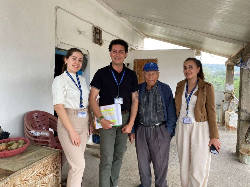 BELEDİYEDEN “YAŞLILARA SAYGI HAFTASI” ZİYARETLERİ