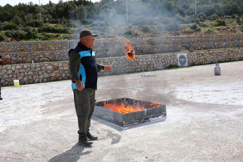 BELEDİYE, YANGIN EĞİTİMİ PROGRAMLARINI SÜRDÜRÜYOR