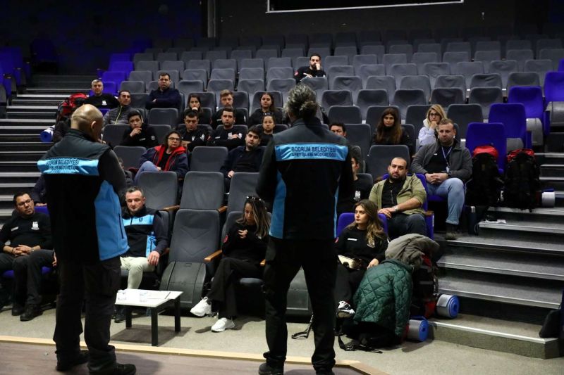 BODRUM BELEDİYESİ ARAMA KURTARMA EKİBİ (BAK), 3. ETAP EĞİTİMİNİ TAMAMLADI