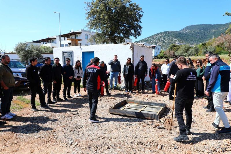 BODRUM BELEDİYESİ ARAMA KURTARMA EKİBİ (BAK), 3. ETAP EĞİTİMİNİ TAMAMLADI