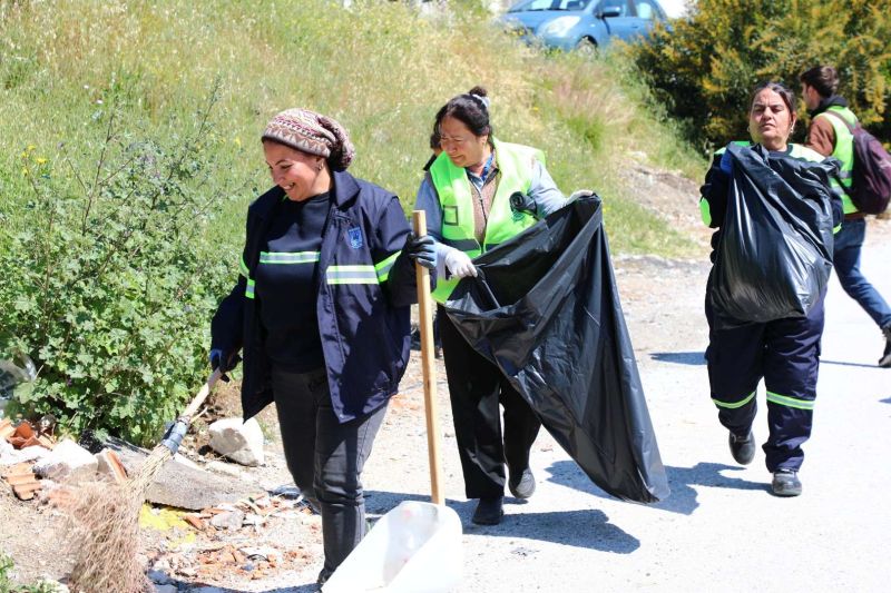 GÜMBET MAHALLESİ’NDE KAPSAMLI TEMİZLİK ÇALIŞMASI