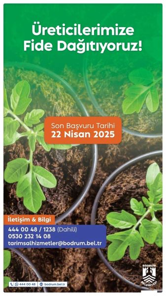 GROWING TOGETHER: BODRUM STRENGTHENS FARMERS WITH FREE PLANTS