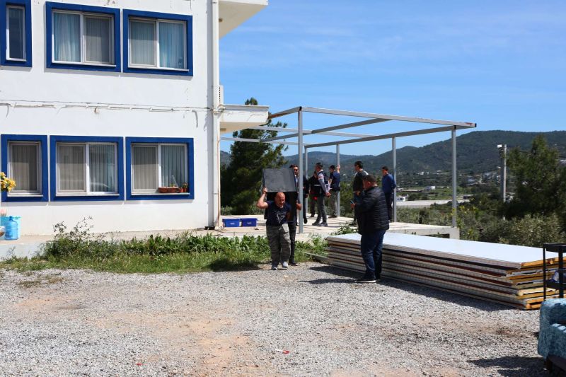 BODRUM’DA KAÇAK YAPIYA TAHLİYE VE YIKIM