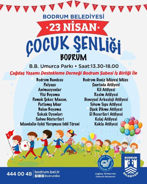 BODRUM’DA 23 NİSAN ETKİNLİKLERİ