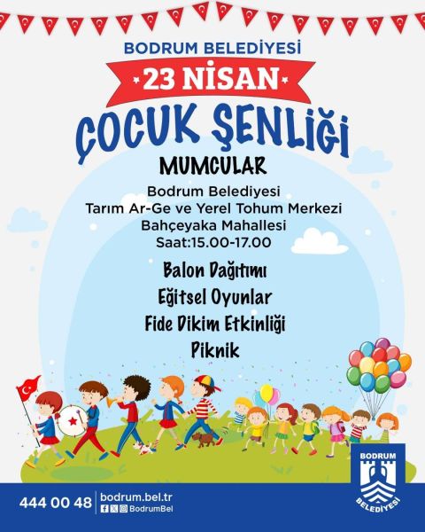 BODRUM’DA 23 NİSAN ETKİNLİKLERİ