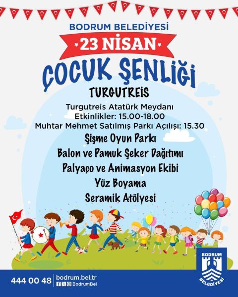 BODRUM’DA 23 NİSAN ETKİNLİKLERİ