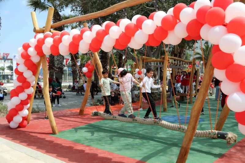 MUHTAR MEHMET SATILMIŞ PARKI, 23 NİSAN’DA AÇILDI