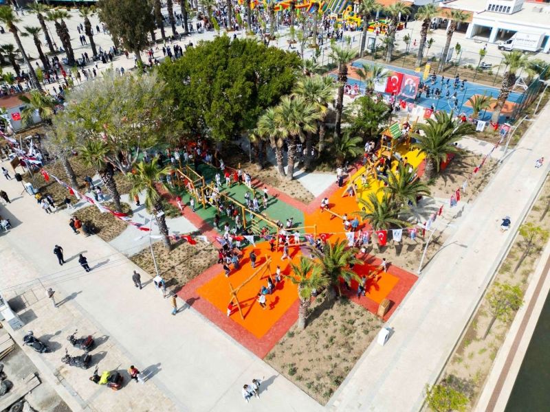 MUHTAR MEHMET SATILMIŞ PARKI, 23 NİSAN’DA AÇILDI