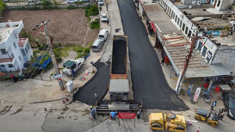 ASFALT ÇALIŞMALARI DEVAM EDİYOR