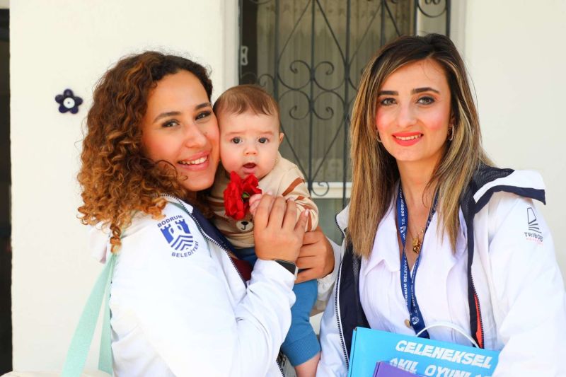 BELEDİYEDEN YENİ DOĞAN BEBEKLERE SICAK KARŞILAMA