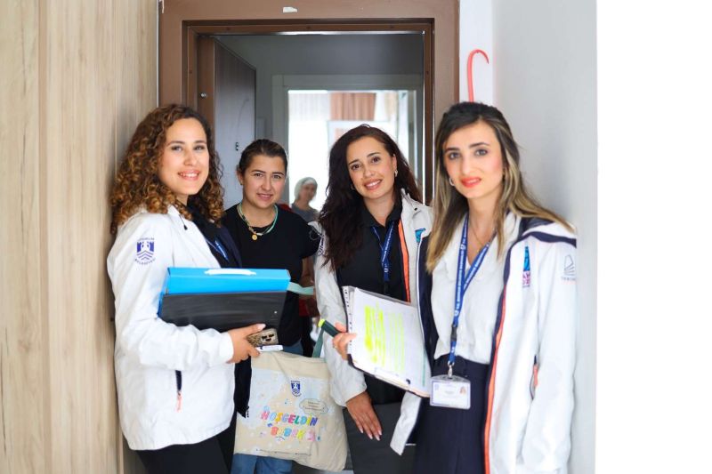 BELEDİYEDEN YENİ DOĞAN BEBEKLERE SICAK KARŞILAMA