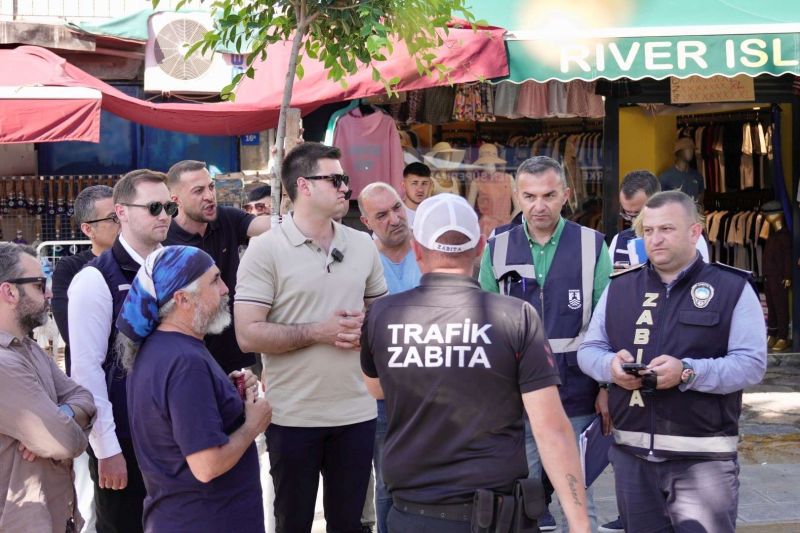 MAYOR MANDALİNCİ HIGHLIGHTS PUBLIC SPACE ENCROACHMENT DURING FIELD VISIT IN GÜMBET