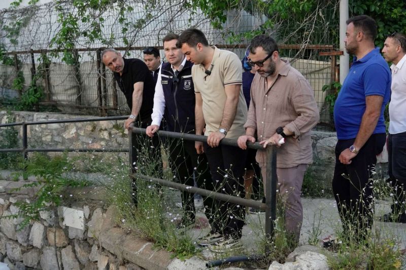 MAYOR MANDALİNCİ HIGHLIGHTS PUBLIC SPACE ENCROACHMENT DURING FIELD VISIT IN GÜMBET