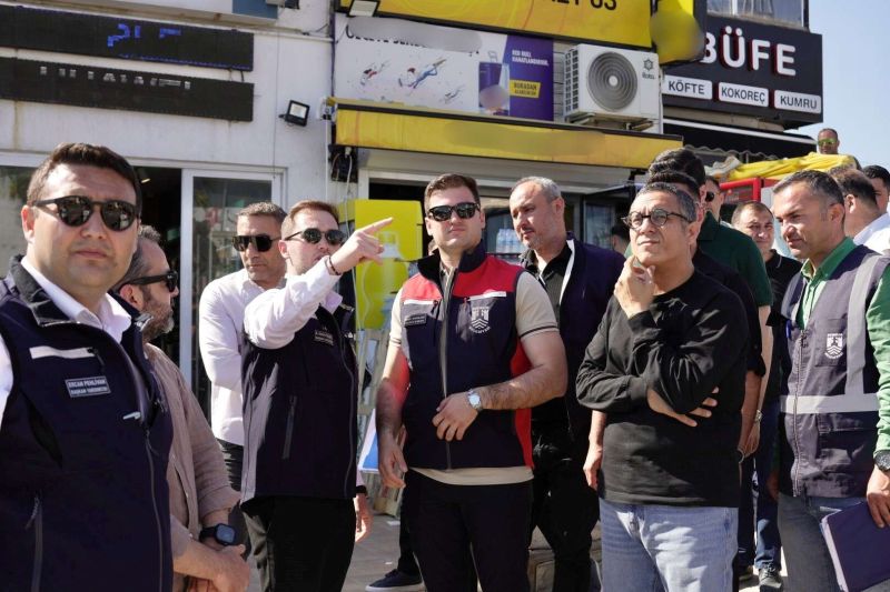 MAYOR MANDALİNCİ HIGHLIGHTS PUBLIC SPACE ENCROACHMENT DURING FIELD VISIT IN GÜMBET