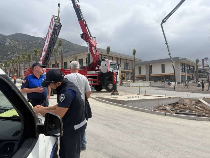 İNŞAAT YASAĞINA UYMAYAN FİRMALARA CEZAİ İŞLEM UYGULANIYOR