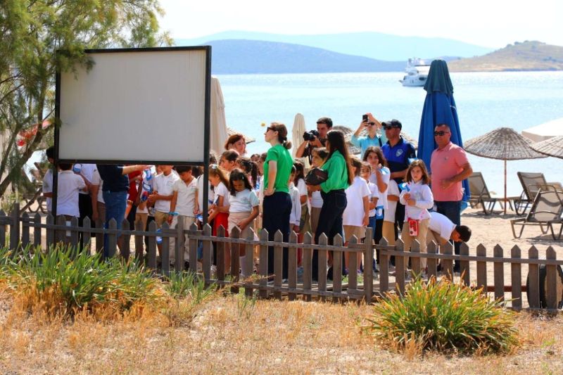 BELEDİYEDEN ÖĞRENCİLERE KUM ZAMBAĞI FARKINDALIK ETKİNLİĞİ