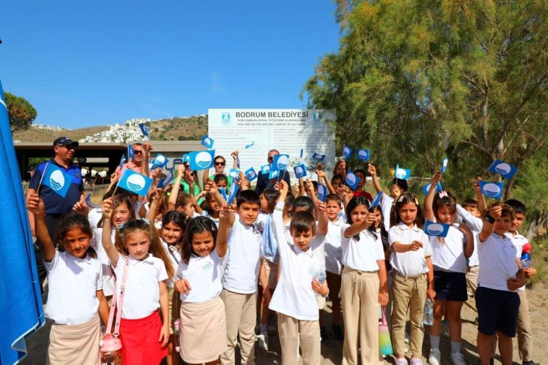 BELEDİYEDEN ÖĞRENCİLERE KUM ZAMBAĞI FARKINDALIK ETKİNLİĞİ