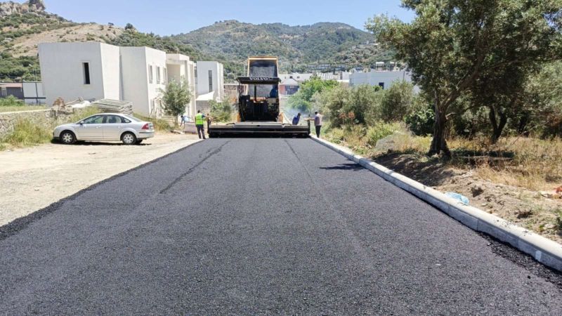 ROAD RENEWAL IN FULL SWING IN BODRUM