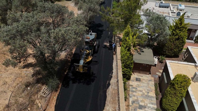 ROAD RENEWAL IN FULL SWING IN BODRUM