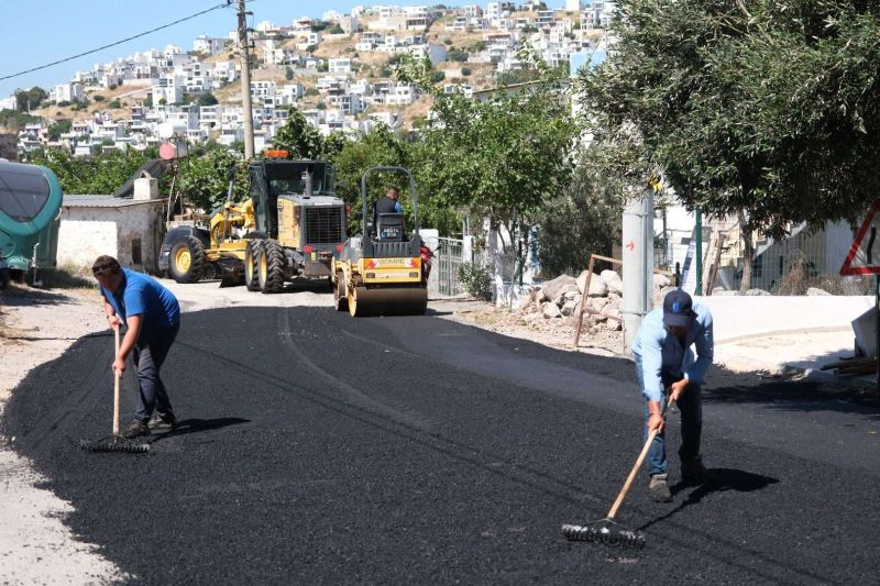 ROAD RENEWAL IN FULL SWING IN BODRUM