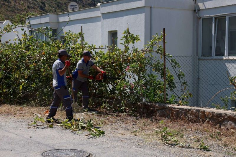 BELEDİYEDEN ÇEVRE TEMİZLİĞİ ÇALIŞMALARI