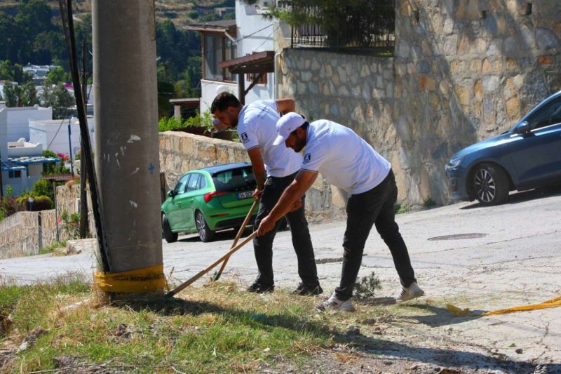 BELEDİYEDEN ÇEVRE TEMİZLİĞİ ÇALIŞMALARI