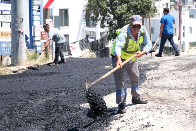 ROAD RENEWAL WORKS CONTINUE İN KÜÇÜKBÜK AHEAD OF HOLIDAY SEASON