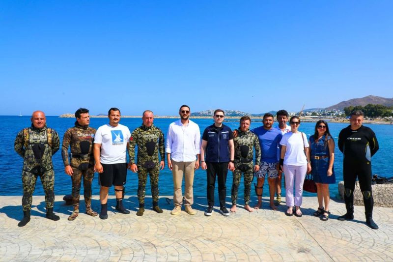 PROTECTING THE BLUE: THIRD PHASE OF SEABED CLEANUP CONTINUES IN TURGUTREİS