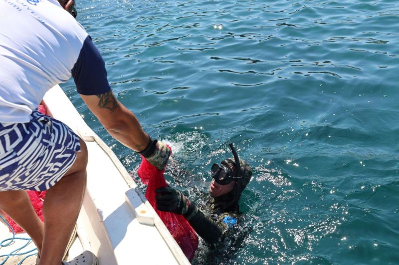 PROTECTING THE BLUE: SEVENTH PHASE OF SEABED CLEANUP CONTINUES IN YALIKAVAK
