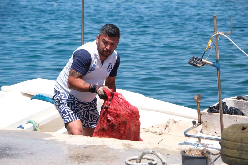 PROTECTING THE BLUE: SEVENTH PHASE OF SEABED CLEANUP CONTINUES IN YALIKAVAK